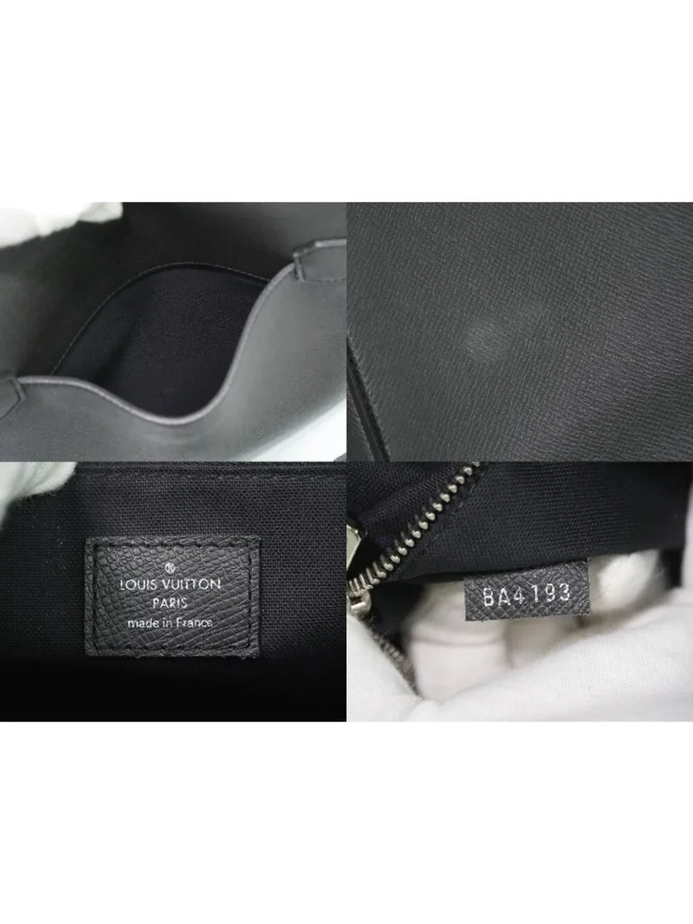 Louis Vuitton LV Roman PM Taiga Leather Shoulder Bag Ardoise